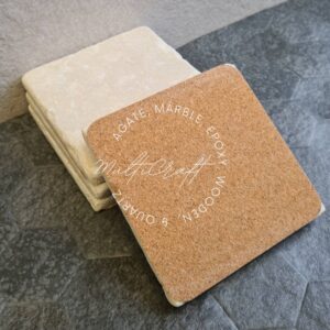 Custom Rectangle Travertine Coaster for Dining Table Elegant Handicrafts for Home and Office Use